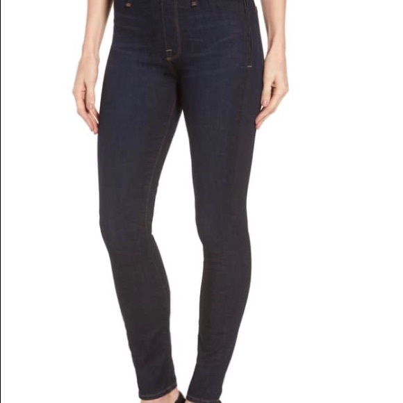 Good American Denim - Good American High Waist Side Zip Skinny Jeans